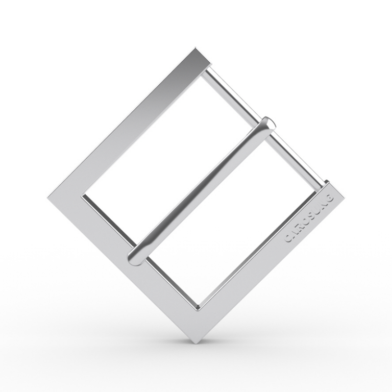 Carosung Custom 3D Design Engraved Logo Zinc Alloy Pin Buckle 35MM