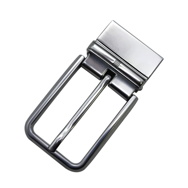 35mm Matte Silver Reversible Pin Buckle