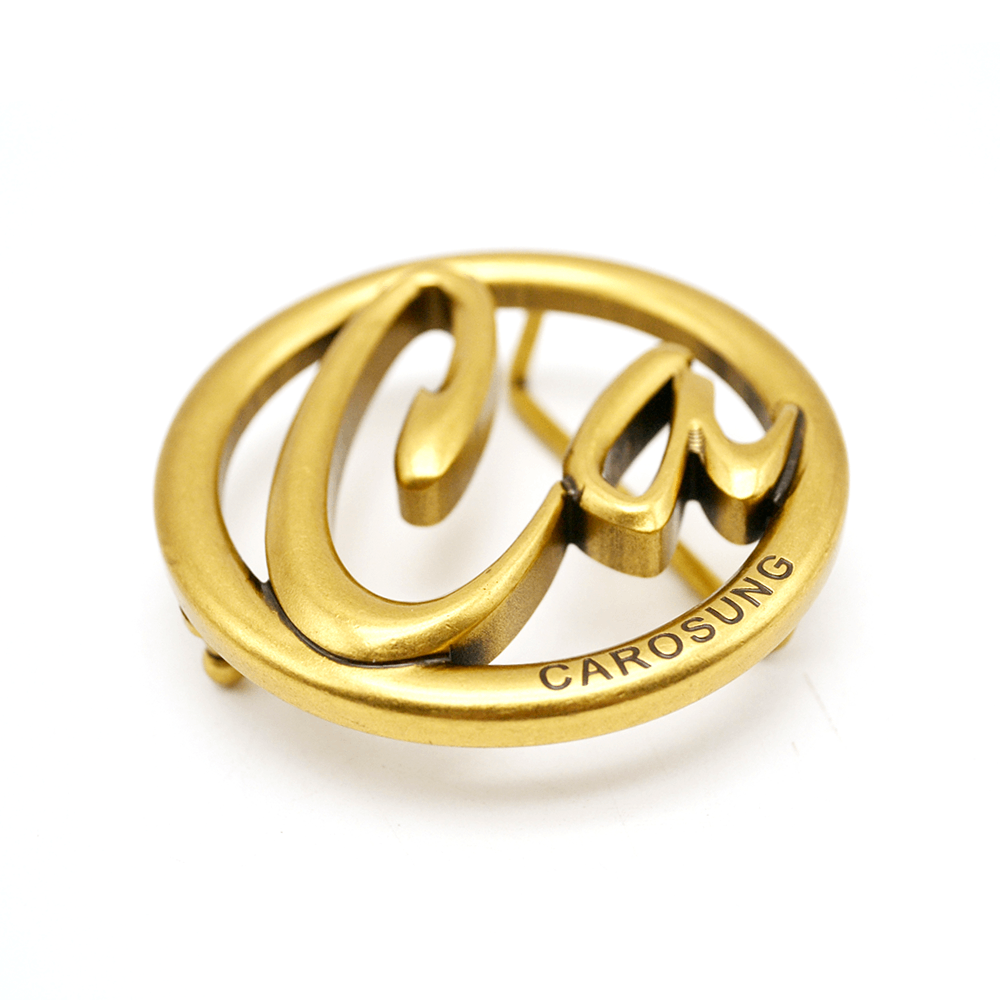 2 carosung brass buckle