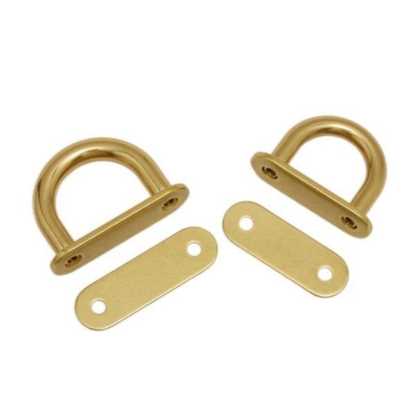 BRASS D RING 7
