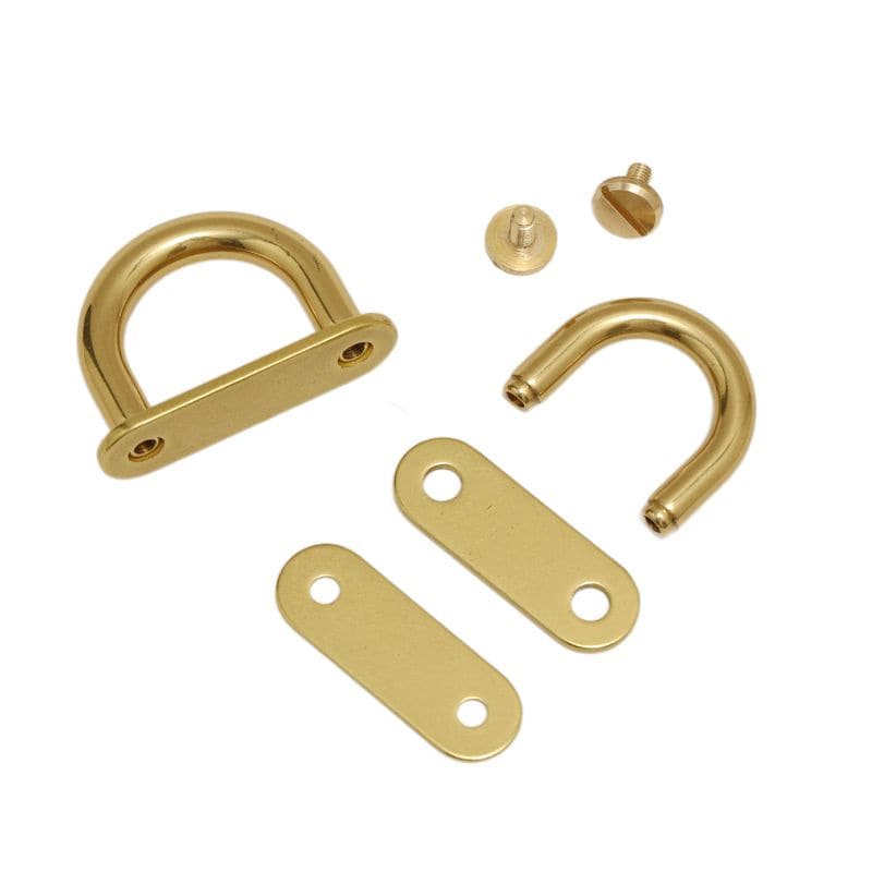 BRASS D RING 8
