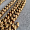 15mm 24k gold pvd coated bag chains