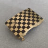35mm brass automatic buckle checkered