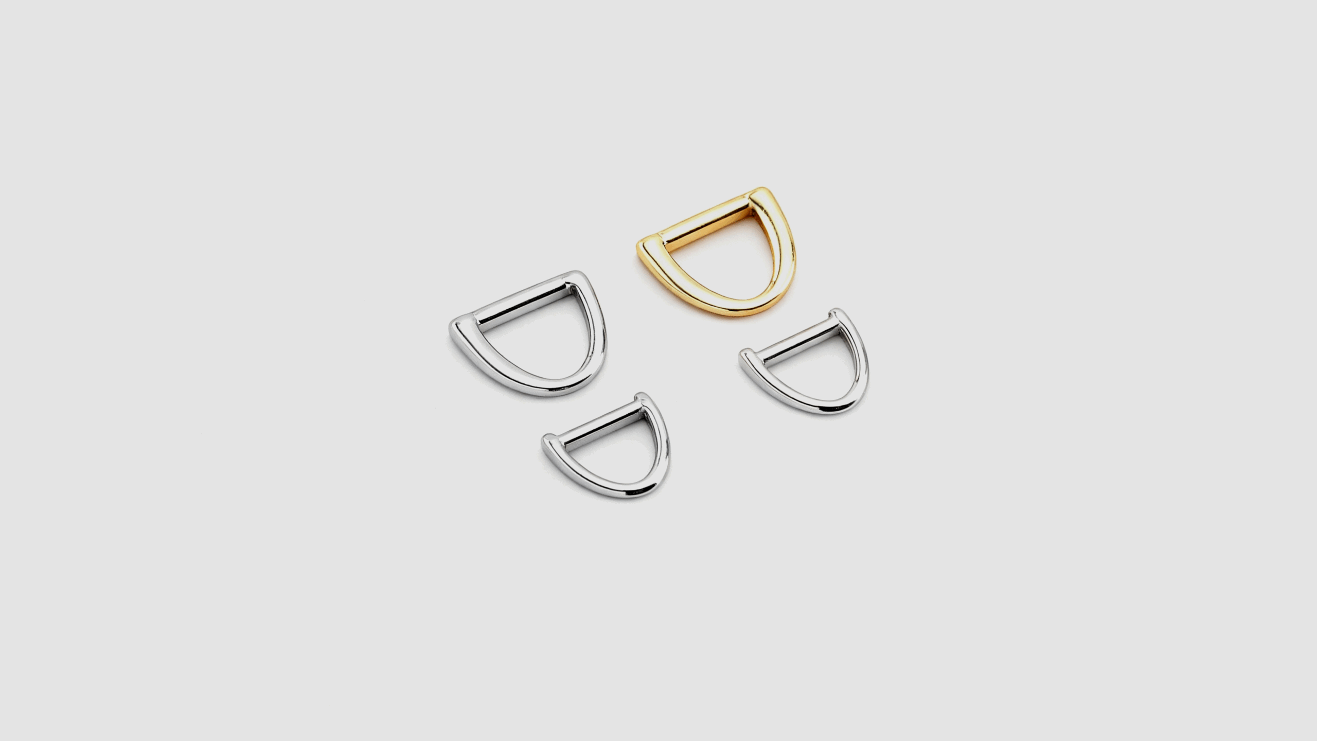 BagLux D Ring for zip PVD Coating 48h Salt Spray Safe scaled