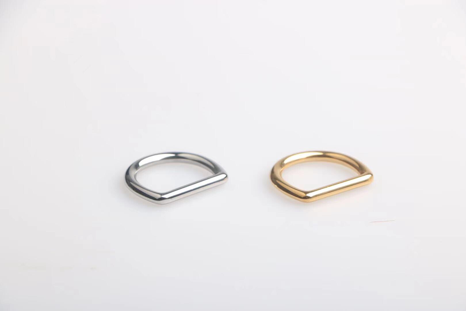 D ring for leather bag