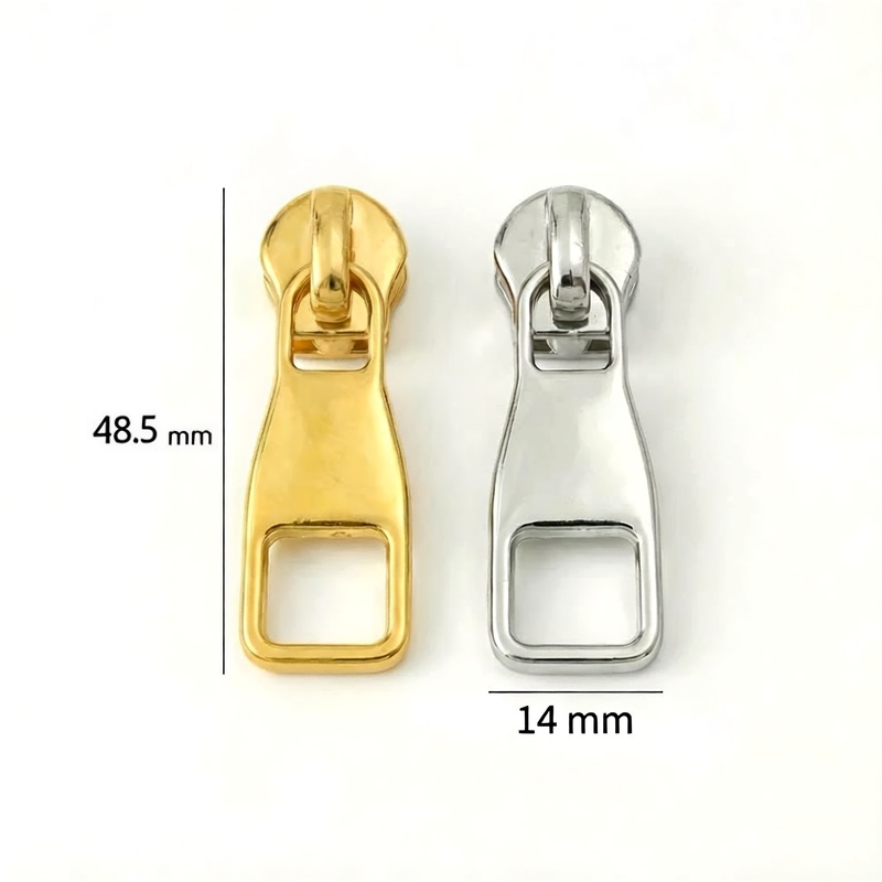 L size stainless steel zipper