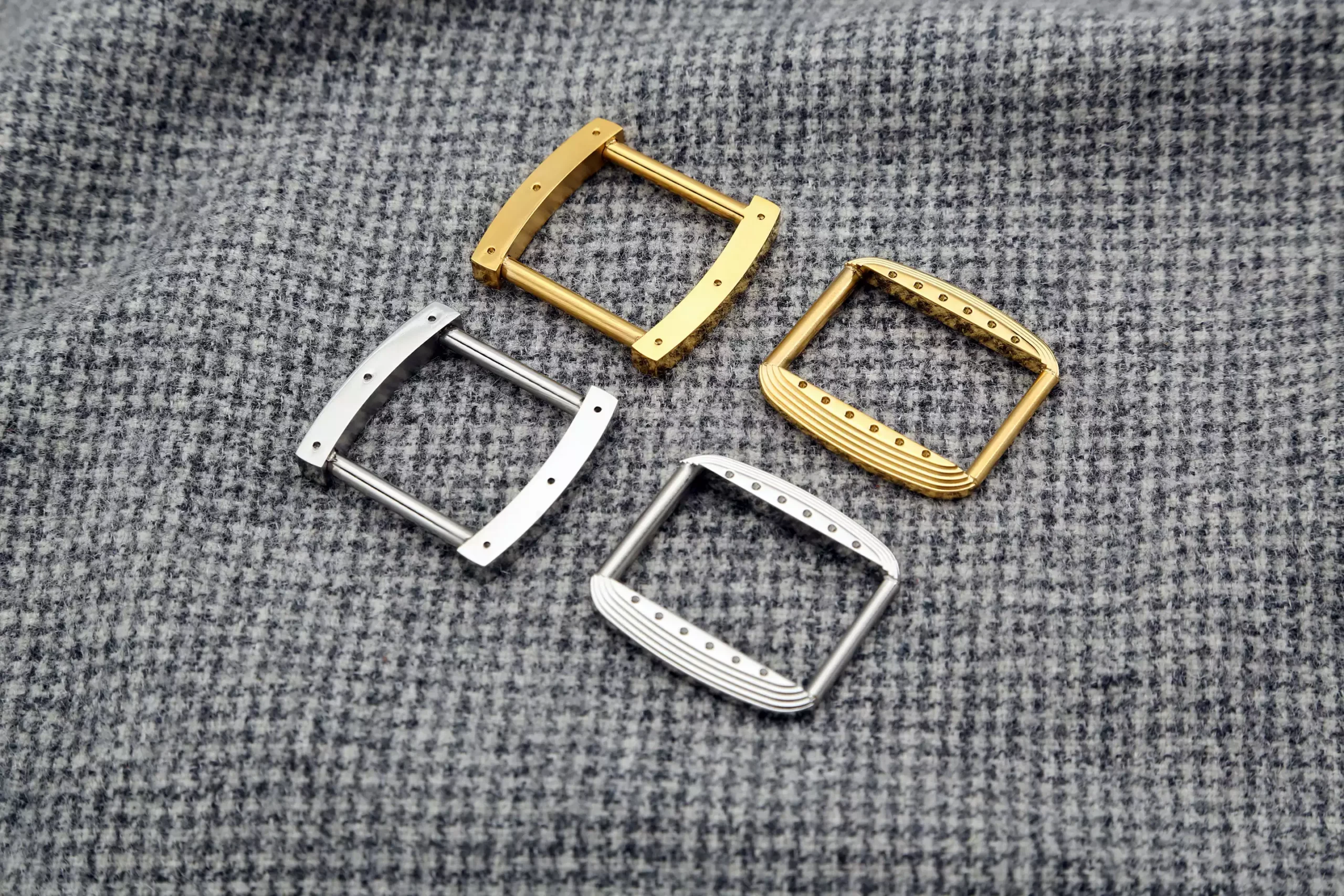 Laser Cut Mirror Flat Wire Loop Zero Burr Slider Ring scaled