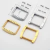 Laser Cut Mirror Flat Wire Loop Zero Burr Slider Rings