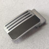 Matte Silver Reversible Plate Buckle