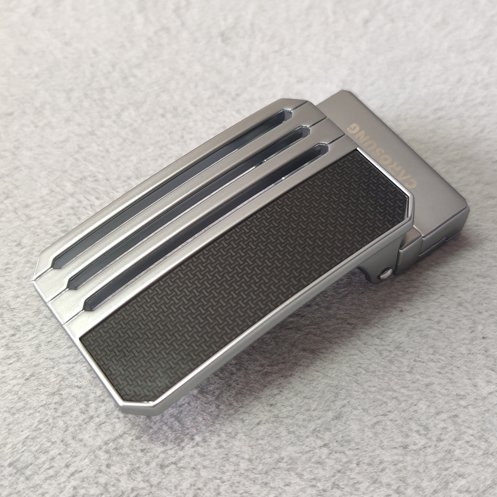 Matte Silver Reversible Plate Buckle