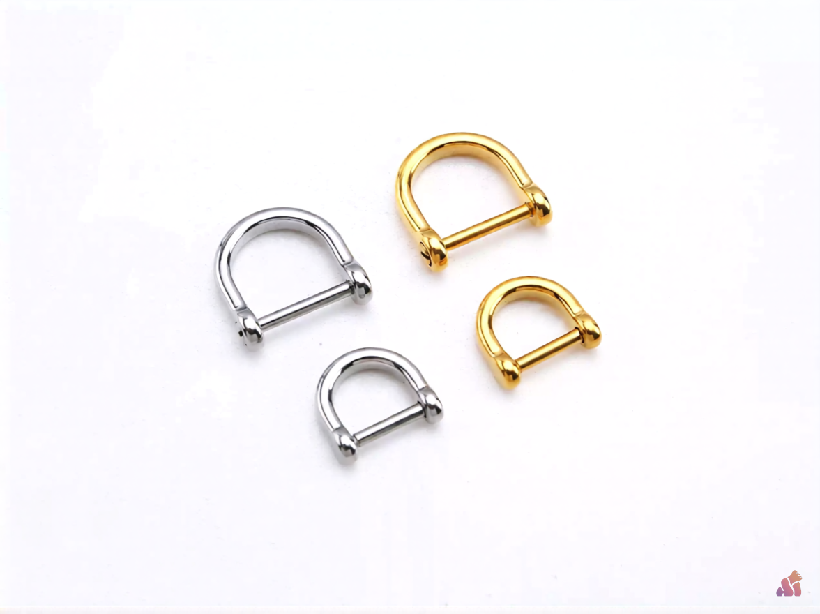 Stainless Semi Circle horseshoe buckle