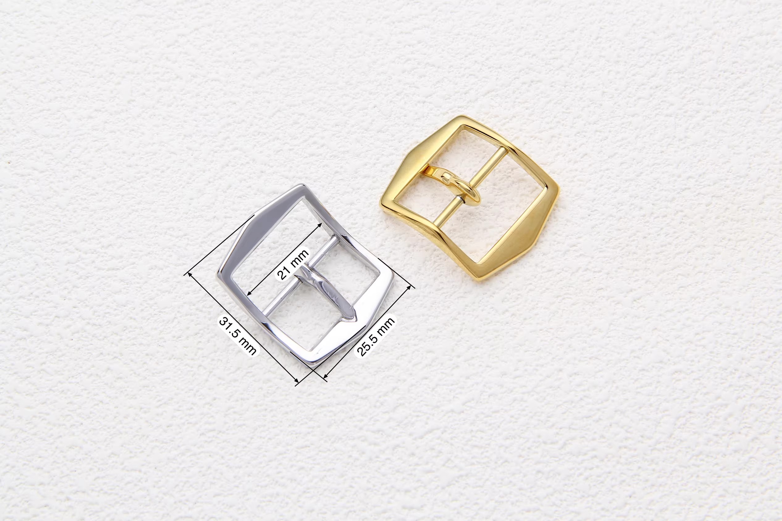 Stainless steel pin buckle