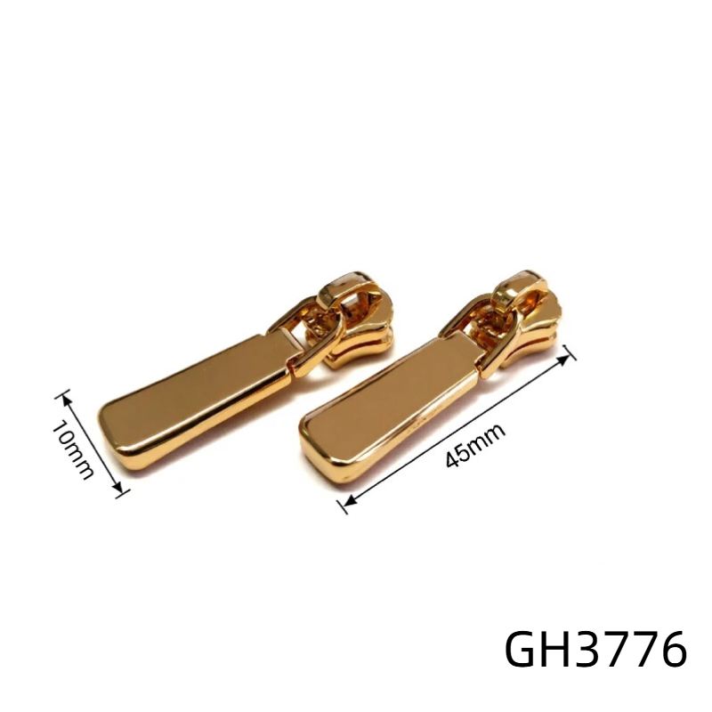 Zinc alloy bag zipper supplier GH3776