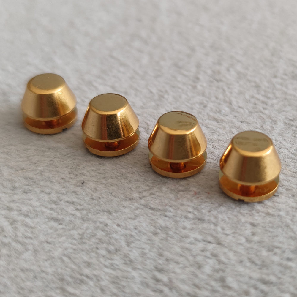 antique gold metal bag feet