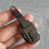 gunmetal combination zipper lock