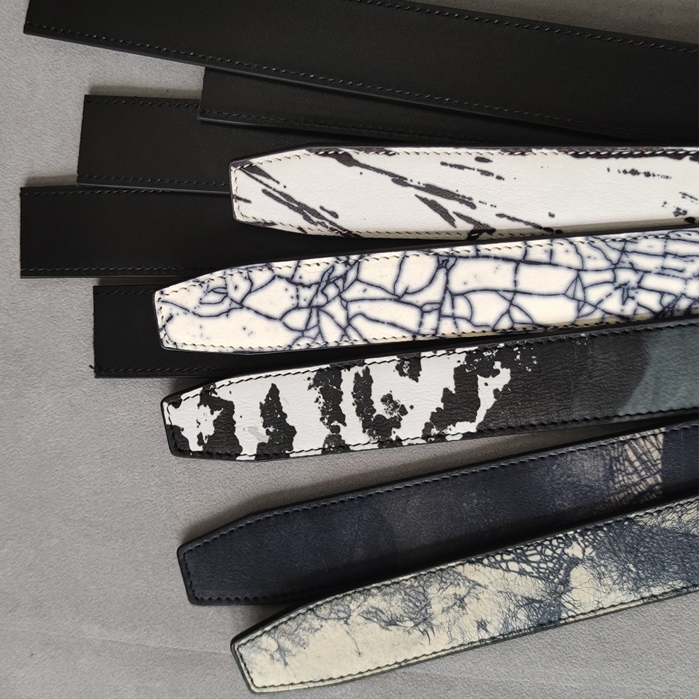 painting leather belt