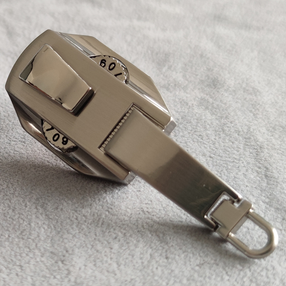 silver combination zipper locks