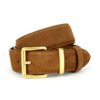 suede leather women belt 1
