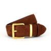 suede leather women belt 2