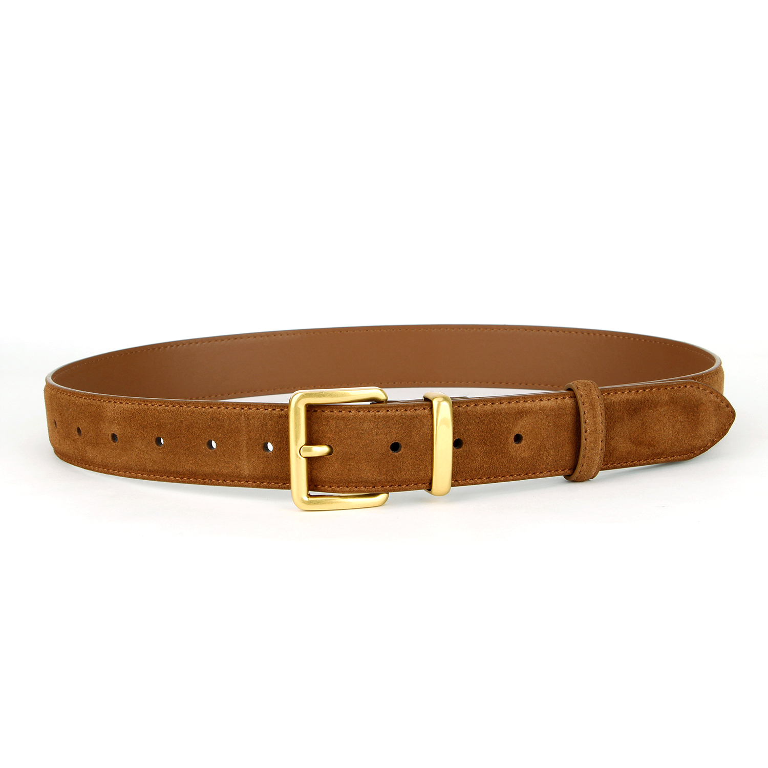suede leather women belt 4