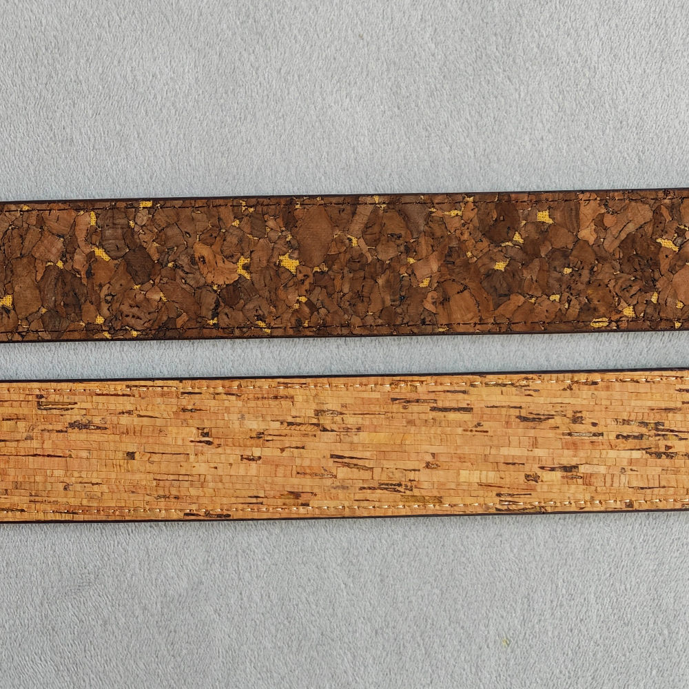 cork leather belt