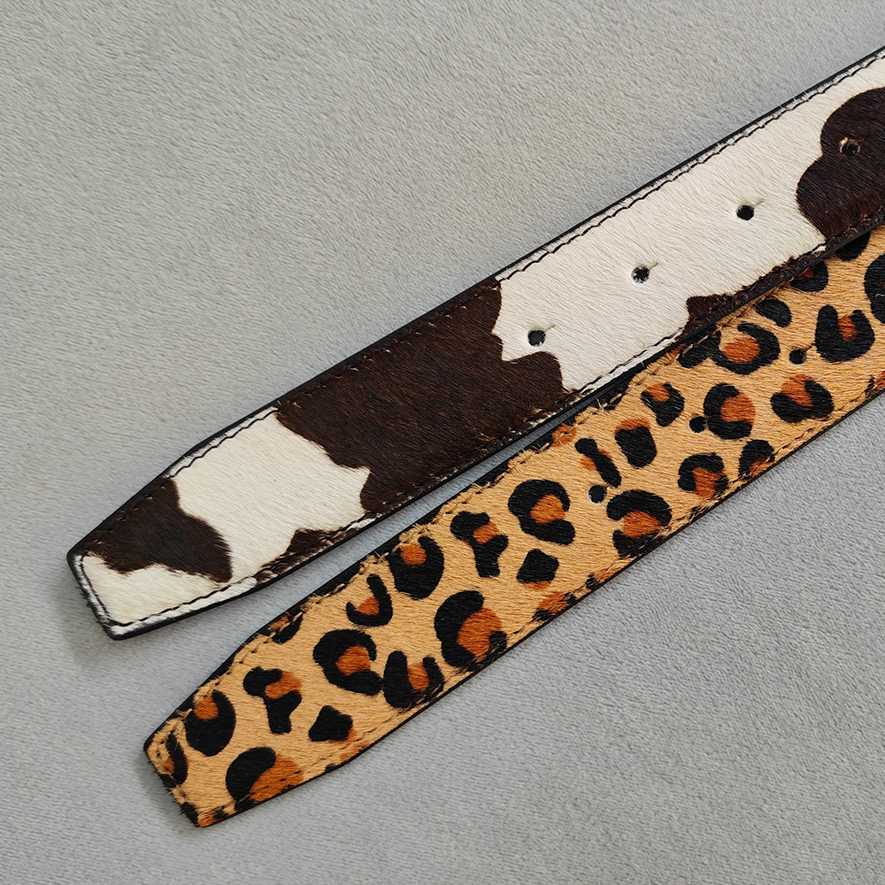horse hair cow belt